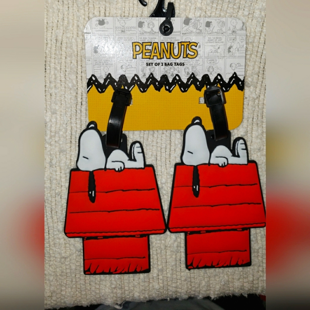 SNOOPY LUGGAGE TAGS